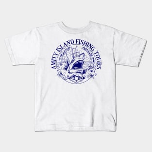 Amity Island Fishing Tours Kids T-Shirt